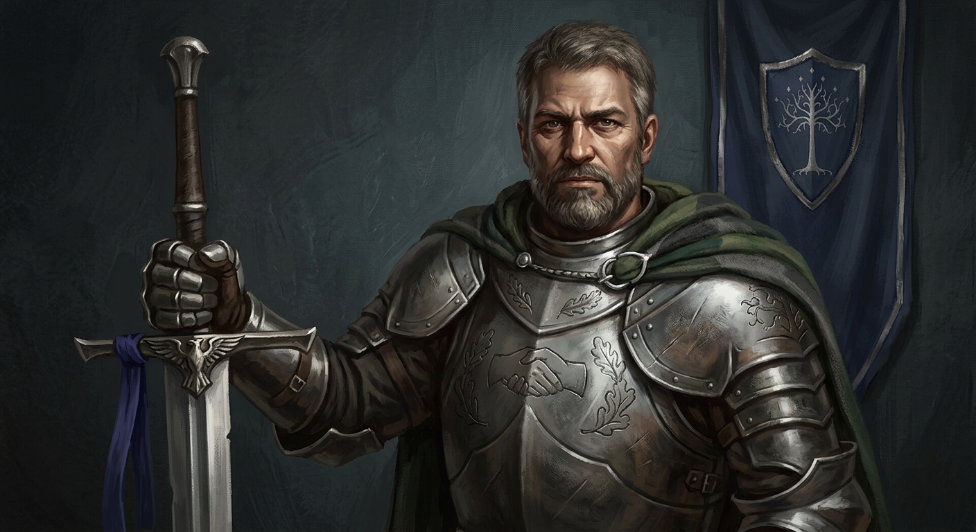 Portrait of paladin